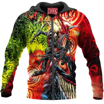 Comic Zip-Hoodie, Knull Zip-Hoodie, Venom Zip-Hoodie