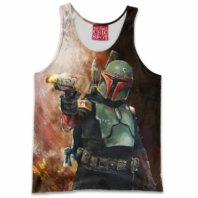 Boba Fett Tank-Top, Sci-Fi Tank-Top, Star Wars Tank-Top