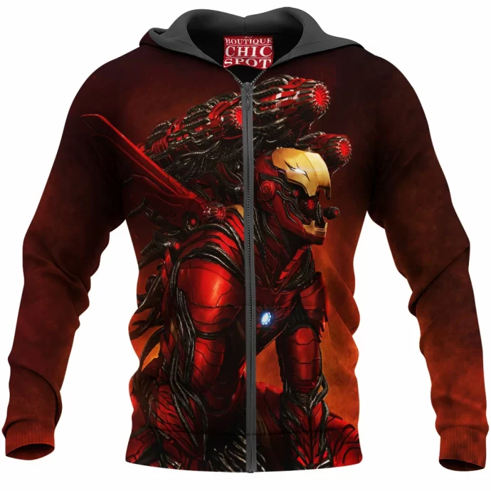 Iron Man x Venom Zip Hoodie