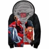 Anime Girl Zip-Fleece-Hoodie, Anime Zip-Fleece-Hoodie