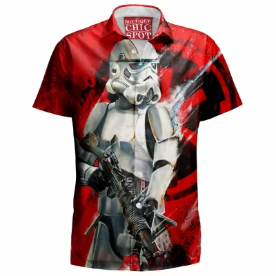 Sci-Fi Hawaiian-Shirt, Star Wars Hawaiian-Shirt, Stormtrooper Hawaiian-Shirt