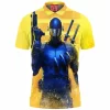 Snake Eyes Polo Shirt, GI Joe Polo Shirt, Movie Polo Shirt