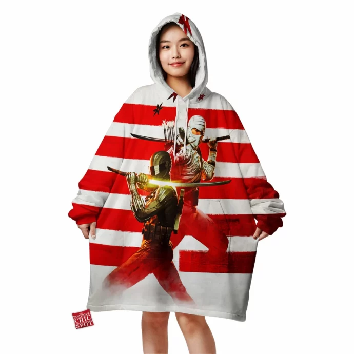 Water & Fire - Snake Eyes Blanket Hoodie