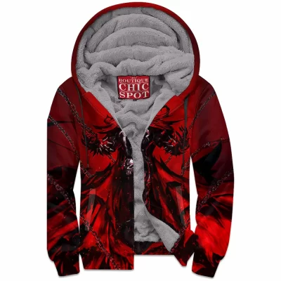 Comic Zip-Fleece-Hoodie, Spawn Zip-Fleece-Hoodie