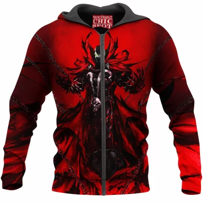 Comic Zip-Hoodie, Spawn Zip-Hoodie