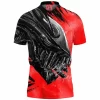 Alien Polo Shirt, Horror Polo Shirt, Sci-Fi Polo Shirt, Xenomorph Polo Shirt