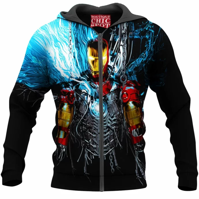 Iron Man Zip Hoodie