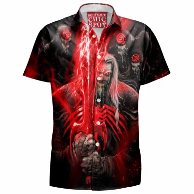 Comic Hawaiian-Shirt, Knull Hawaiian-Shirt, Venom Hawaiian-Shirt
