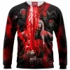 Venom Zip Sweatshirt, Comic Zip Sweatshirt, Knull Zip Sweatshirt
