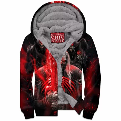 Comic Zip-Fleece-Hoodie, Knull Zip-Fleece-Hoodie, Venom Zip-Fleece-Hoodie