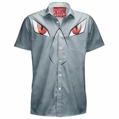 Anime Hawaiian-Shirt, Rhyhorn Hawaiian-Shirt, Pokemon Hawaiian-Shirt