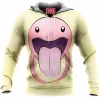 Anime Fleece-Hoodie, Lickitung Fleece-Hoodie, Pokemon Fleece-Hoodie