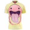 Anime Polo Shirt, Lickitung Polo Shirt, Pokemon Polo Shirt