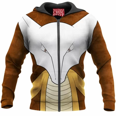 Anime Zip-Hoodie, Marowak Zip-Hoodie, Pokemon Zip-Hoodie