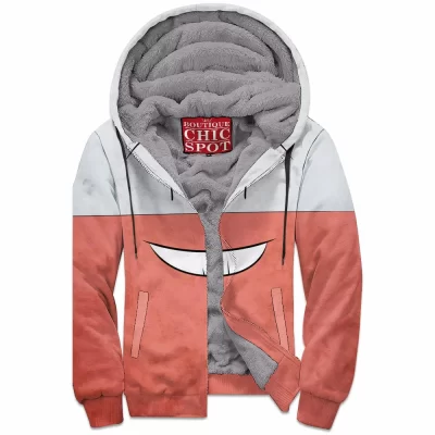 Anime Zip-Fleece-Hoodie, Electrode Zip-Fleece-Hoodie, Pokemon Zip-Fleece-Hoodie