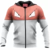 Anime Zip-Hoodie, Voltorb Zip-Hoodie, Pokemon Zip-Hoodie
