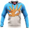 Anime Fleece-Hoodie, Kingler Fleece-Hoodie, Pokemon Fleece-Hoodie
