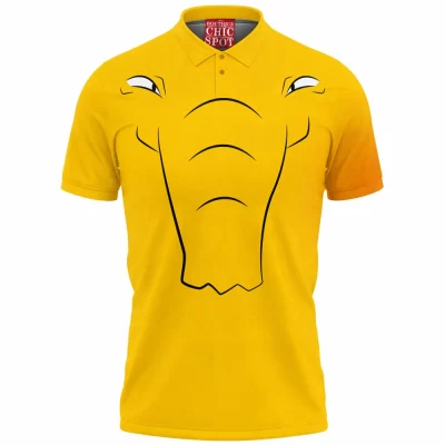 Anime Polo Shirt, Drowzee Polo Shirt, Pokemon Polo Shirt