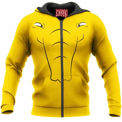Anime Zip-Hoodie, Drowzee Zip-Hoodie, Pokemon Zip-Hoodie
