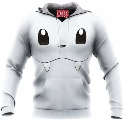 Anime Fleece-Hoodie, Dewgong Fleece-Hoodie, Pokemon Fleece-Hoodie