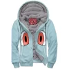 Anime Zip-Fleece-Hoodie, Machop Zip-Fleece-Hoodie, Pokemon Zip-Fleece-Hoodie