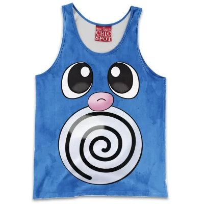 Anime Tank-Top, Pokemon Tank-Top, Poliwag Tank-Top
