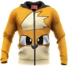 Anime Zip-Hoodie, Pokemon Zip-Hoodie, Growlithe Zip-Hoodie