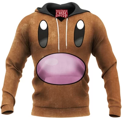 Anime Hoodie, Pokemon Hoodie, Diglet Hoodie