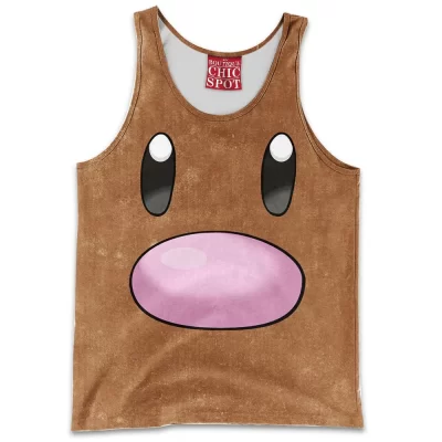 Anime Tank-Top, Pokemon Tank-Top, Diglet Tank-Top