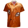 Anime Hawaiian-Shirt, Pokemon Hawaiian-Shirt, Vulpix Hawaiian-Shirt