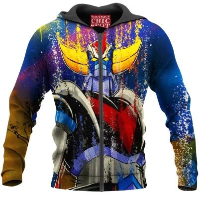 Anime Zip-Hoodie, Mazinger Z Zip-Hoodie