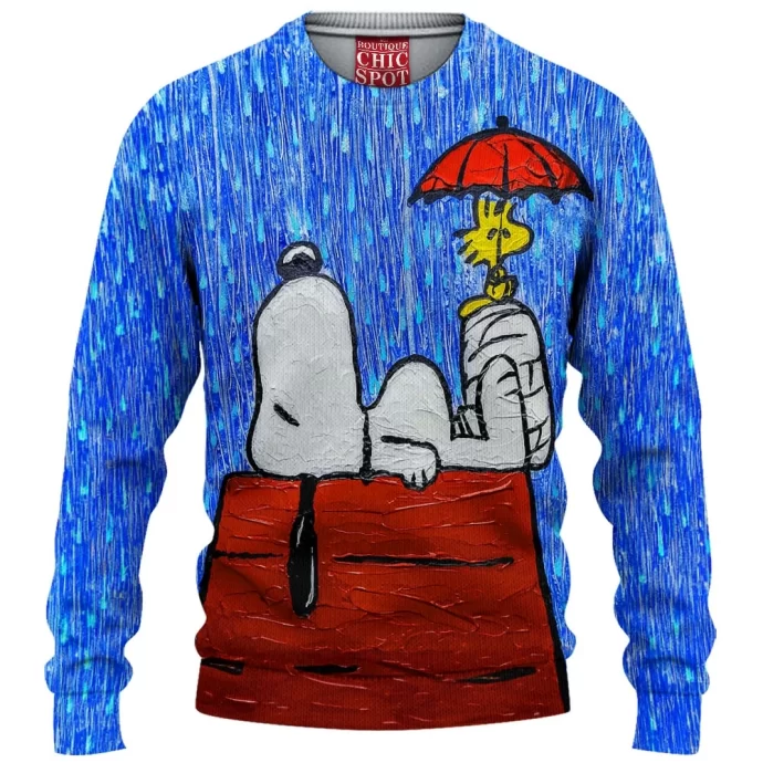 Snoopy Knitted Sweater