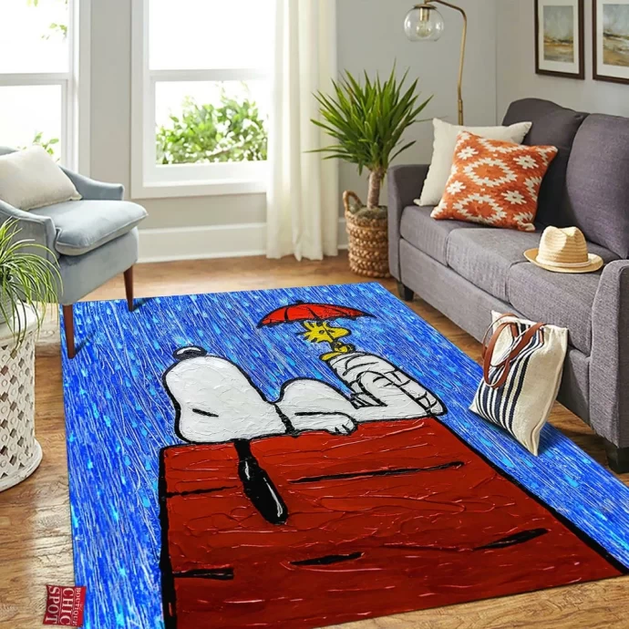 Snoopy Rectangle Rug