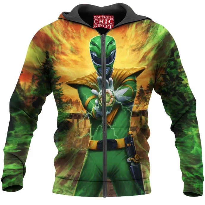 Power Rangers - Green Ranger Zip Hoodie