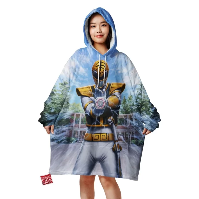 Power Rangers - White Ranger Blanket Hoodie