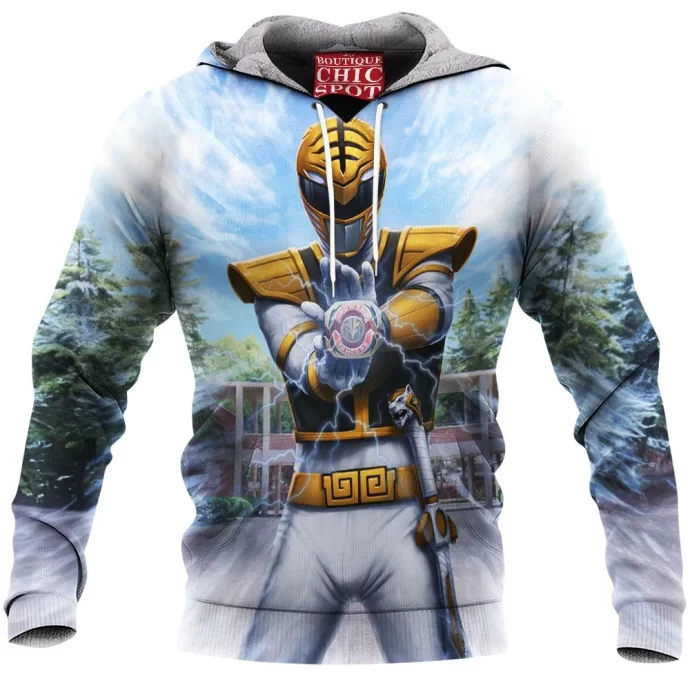 Power Rangers - White Ranger Fleece Hoodie