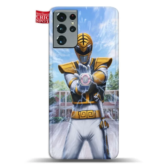 Power Rangers - White Ranger Phone Case Samsung