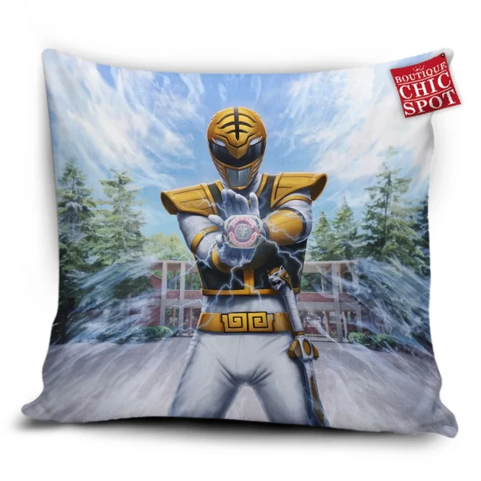 Power Rangers - White Ranger Pillow Cover