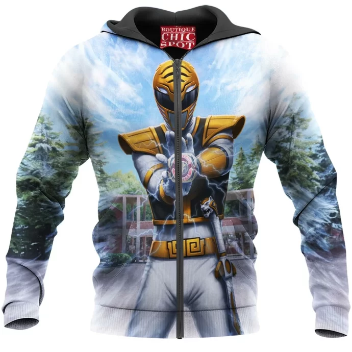 Power Rangers - White Ranger Zip Hoodie