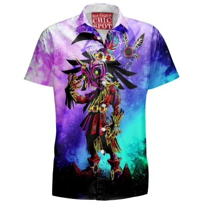 Game Hawaiian-Shirt, Skull Hawaiian-Shirt, Skull Kid Hawaiian-Shirt, The Legend of Zelda Hawaiian-Shirt
