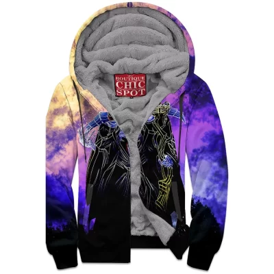Anime Zip-Fleece-Hoodie, Overlord Zip-Fleece-Hoodie
