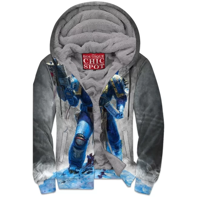 N THAO Boutique 9375 Zip Fleece Hoodie