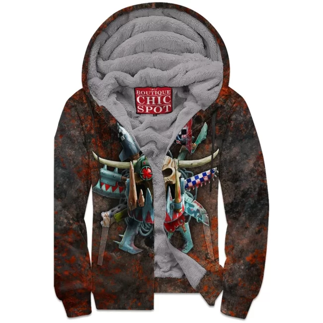 N THAO Boutique 9378 Zip Fleece Hoodie