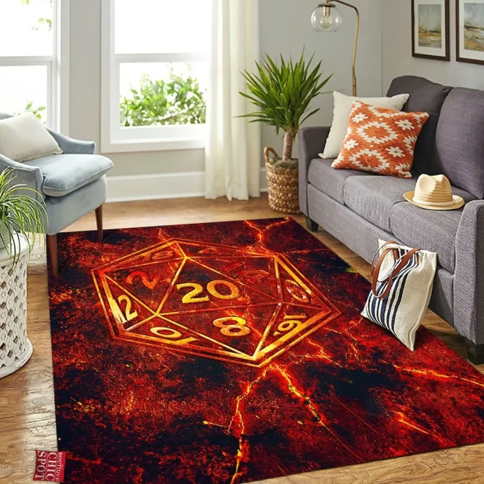 Dungeon Dragon Rectangle Rug