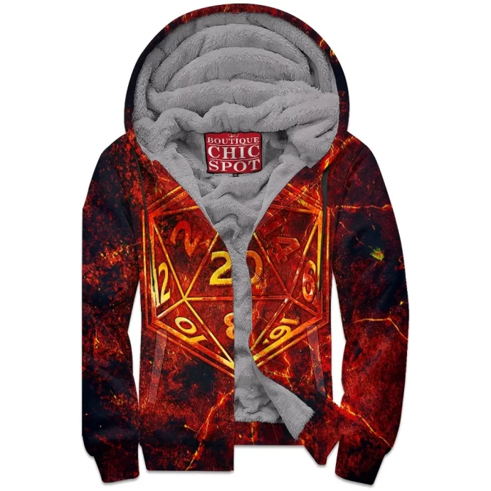 Dungeon Dragon Zip Fleece Hoodie