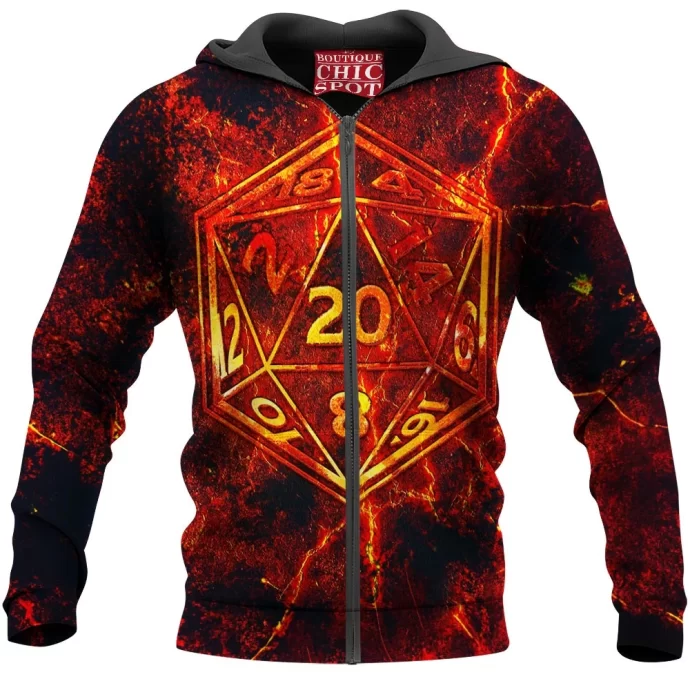 Dungeon Dragon Zip Hoodie