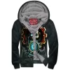 Adeptus Mechanicus Zip-Fleece-Hoodie, Game Zip-Fleece-Hoodie, Warhammer 40k Zip-Fleece-Hoodie