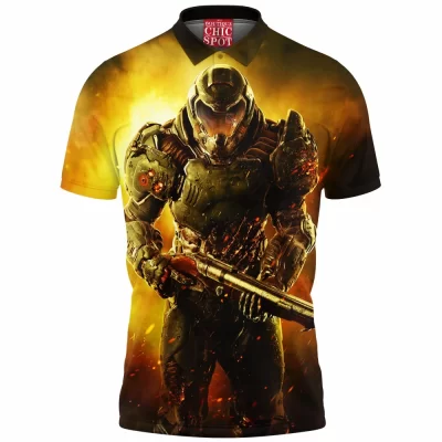 Game Polo Shirt, DOOM Polo Shirt