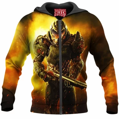 Game Zip-Hoodie, DOOM Zip-Hoodie