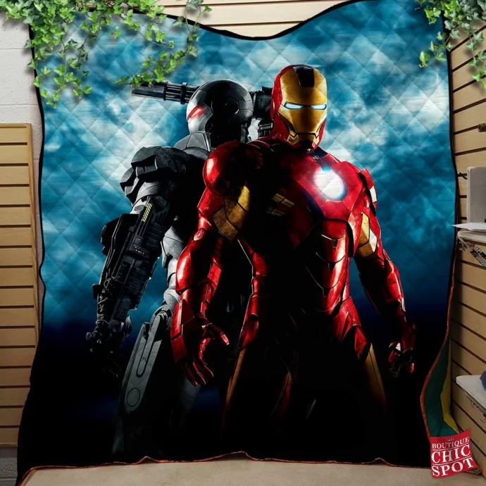 Iron Man Quilt Blanket